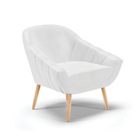 Poltrona Giovana Corano Pés Palito Natural D03 - D'rossi - Br