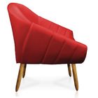 Poltrona Giovana Corino Pés Palito Castanho - D'rossi - Verme