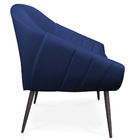 Poltrona Giovana Corino Pés Palito De Ferro - D'rossi - Azul