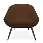 Poltrona Giovana Corino Pés Palito De Ferro - D'rossi - Marrom