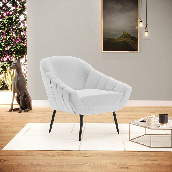 Poltrona Giovana Linho Pés Palito De Ferro D03 - D'rossi - A0