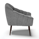 Poltrona Giovana Linho Pés Palito De Ferro D03 - D'rossi - A2