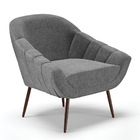 Poltrona Giovana Linho Pés Palito De Ferro D03 - D'rossi - A2