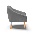 Poltrona Giovana Linho Pés Palito Natural D03 - D'rossi - A26