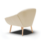 Poltrona Giovana Linho Pés Palito Natural D03 - D'rossi - A27