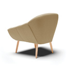 Poltrona Giovana Linho Pés Palito Natural - Indo Decorar - A3