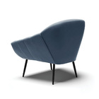 Poltrona Giovana Suede Pés Palito De Ferro D01 - D'rossi - Az