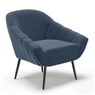 Poltrona Giovana Suede Pés Palito De Ferro D01 - D'rossi - Az