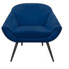 Poltrona Giovana Suede Pés Palito De Ferro D01 - D'rossi - Az