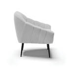 Poltrona Giovana Suede Pés Palito De Ferro D01 - D'rossi - Ci