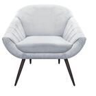 Poltrona Giovana Suede Pés Palito De Ferro D01 - D'rossi - Ci