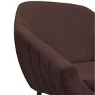 Poltrona Giovana Suede Pés Palito De Ferro D01 - D'rossi - Ma