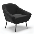 Poltrona Giovana Suede Pés Palito De Ferro D01 - D'rossi - Pr