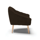 Poltrona Giovana Suede Pés Palito Natural D03 - D'rossi - Mar