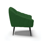 Poltrona Giovana Veludo Luxo Pés Palito De Ferro - D'rossi -