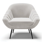 Poltrona Giovana Veludo Pés Palito De Ferro D03 - D'rossi - C