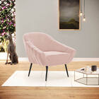 Poltrona Giovana Veludo Pés Palito De Ferro D03 - D'rossi - R