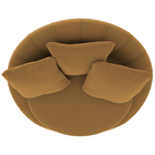 Poltrona Giratória 127cm Golden Veludo Mostarda - Sallar Home