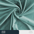 Poltrona Giratória 127cm Golden Veludo Turquesa - Sallar Home