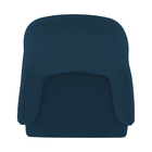 Poltrona Giratória 73cm Epic Veludo Azul Marinho - Sallar Home