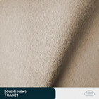 Poltrona Giratória 87cm Heidi Boucle Suave Off White - Sallar