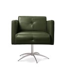 Poltrona Giratória Angra Base Alumínio Verde