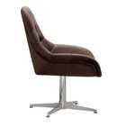 Poltrona Giratória De Metal Cadeira Decorativa Sala, Escritór