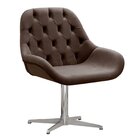 Poltrona Giratória De Metal Cadeira Decorativa Sala, Escritór