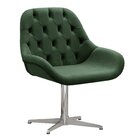 Poltrona Giratória De Metal Cadeira Decorativa Sala, Escritór