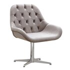 Poltrona Giratória De Metal Cadeira Decorativa Sala, Escritór