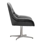 Poltrona Giratória De Metal Cadeira Decorativa Sala, Escritór