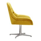 Poltrona Giratória De Metal Cadeira Decorativa Sala, Escritór