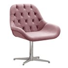 Poltrona Giratória De Metal Cadeira Decorativa Sala, Escritór