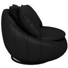 Poltrona Giratória Decorativa Redonda Com Almofadas Saphire Z