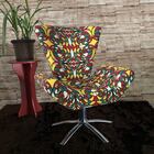 Poltrona Giratória Elegance Romero Britto