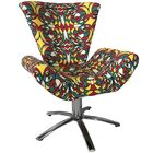 Poltrona Giratória Elegance Romero Britto