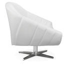 Poltrona Giratória Giovana Corino Base Cromada D03 - D'rossi