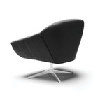 Poltrona Giratória Giovana Suede Base Cromada D03 - D'rossi -