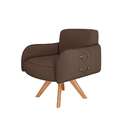 Poltrona Giratória Jéssica Marrom