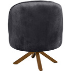 Poltrona Giratória Mississipi Base Giromad Veludo Titânio - N