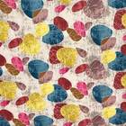 Poltrona Giratória Nina Estampado Base Madeira Mm30 D'rossi -