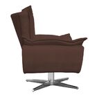 Poltrona Giratoria Opala Suede Marrom Ba