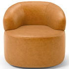 Poltrona Giratória Orgânica Para Sala De Estar Living Helena