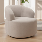 Poltrona Giratória Orgânica Para Sala De Estar Living Helena