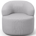 Poltrona Giratória Orgânica Para Sala De Estar Living Helena