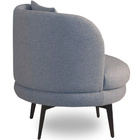 Poltrona Giratória Orgânica Sala De Estar Living Dora T03 Lin