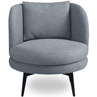 Poltrona Giratória Orgânica Sala De Estar Living Dora T03 Lin