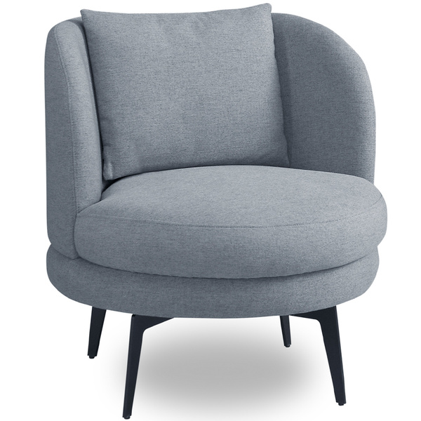 Poltrona Giratória Orgânica Sala De Estar Living Dora T03 Lin