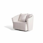 Poltrona Giratória Para Sala De Estar Antonela Branco