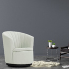 Poltrona Giratória Preto Évora Poliéster Verde Claro - Nexta